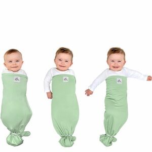 Green Ollie Baby Swaddle
